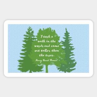 Walk in the Woods, Thoreau Sticker